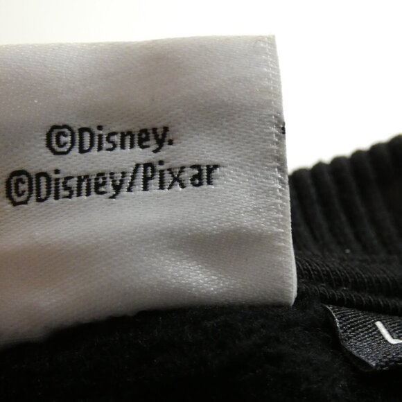 Disney Black Sweatshirt 101 Da;mations Adult size L Cotton Polyester Fun Puppies - Picture 5 of 7